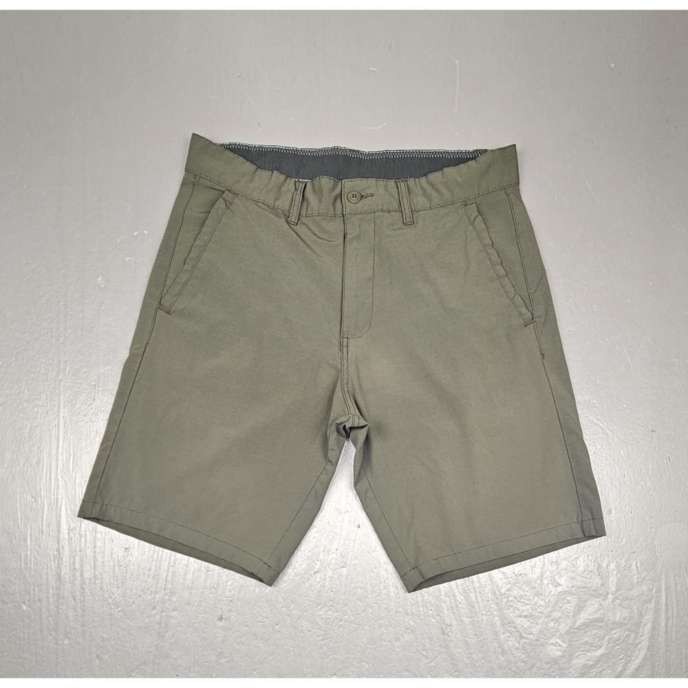 Ron Jon Surf Shop Hybrid Trunks Mens 33 Green Wet Or Dry Board Shorts Swim Beach